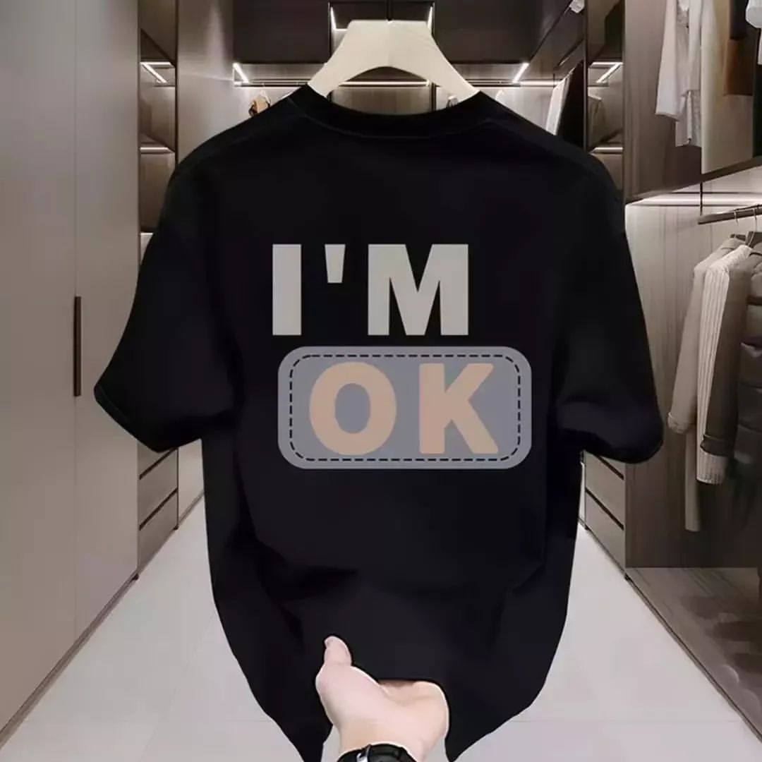 تيشرت بوليفار أوفر سايز I'M OK